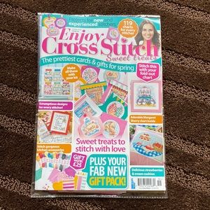 NWT CROSS STITCH MAGAZINE AND GOODIES